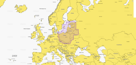 NAVIONICS Baltic Sea - East Coast Mapa