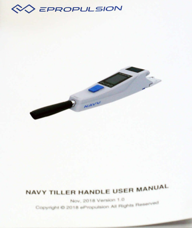 Tiller, Pręt sterowy for ePropulsion Navy Silniki elektryczne