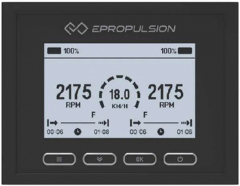 Zewnętrzny panel wyświetlacza baterii ePropulsion E Battery