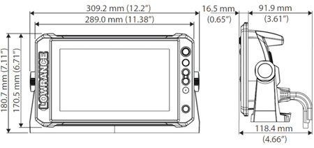 Echosonda Lowrance Elite FS 7 with No Transducer